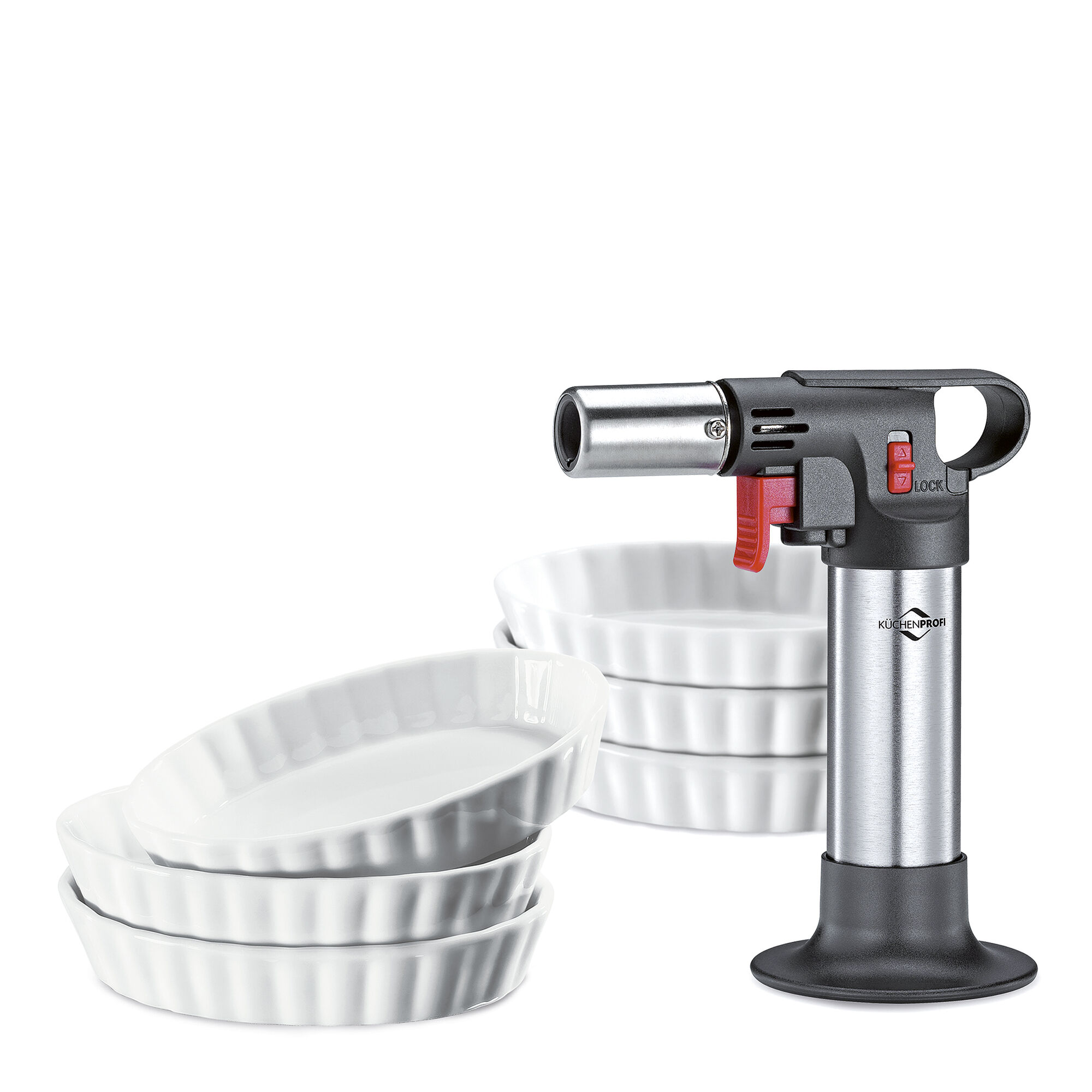 Crème Brûlée set DELUXE, 7 kos